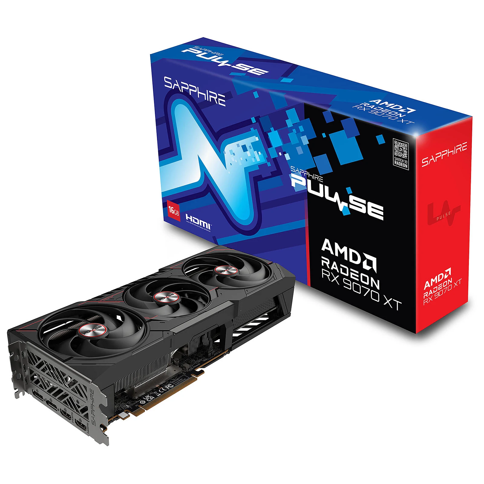 AMD Radeon RX 9070 XT — 16 Go GDDR6