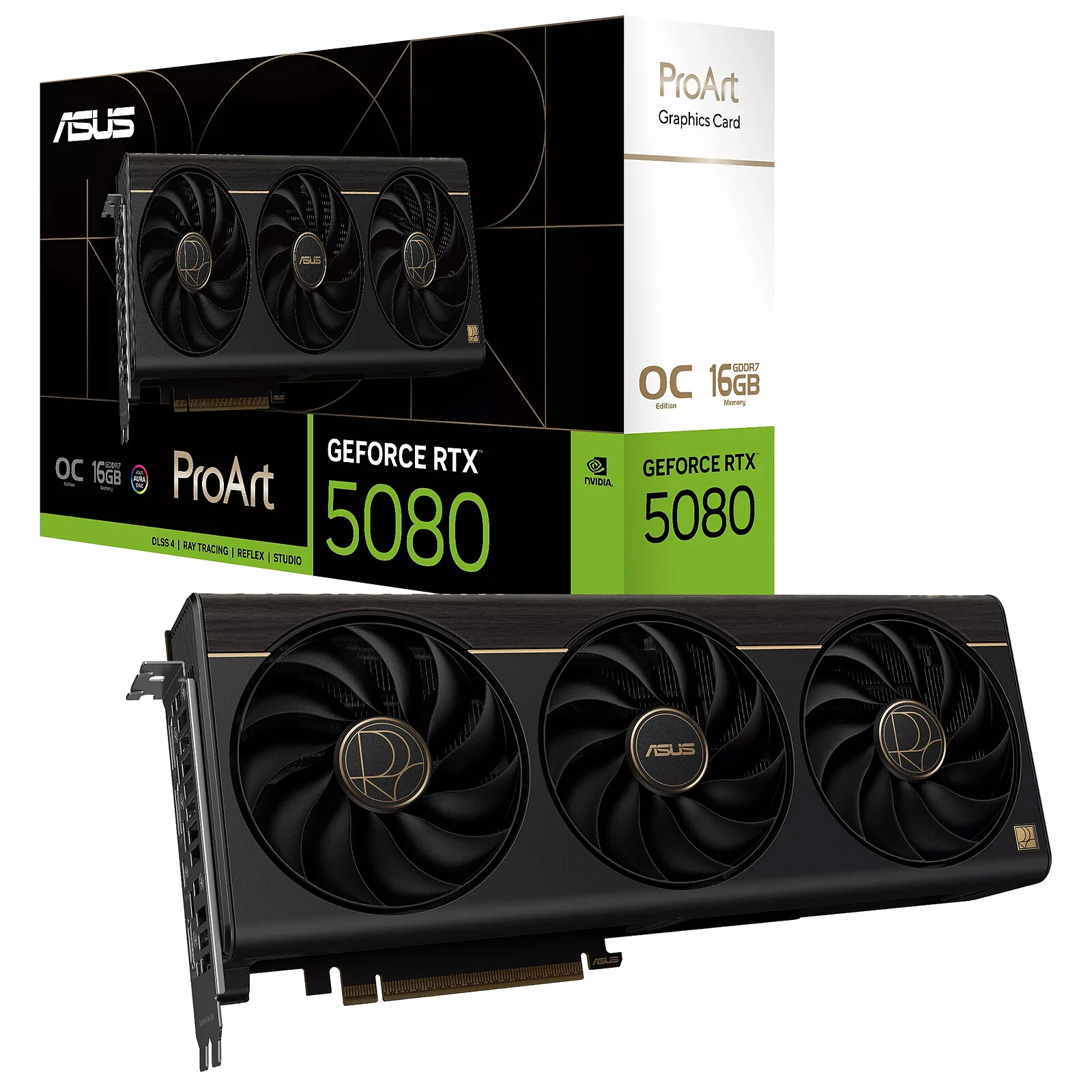 ASUS ProArt GeForce RTX 5080 OC — 16 Go GDDR7