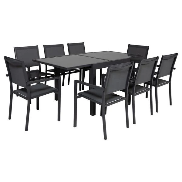 Salon de jardin en aluminium 8 places